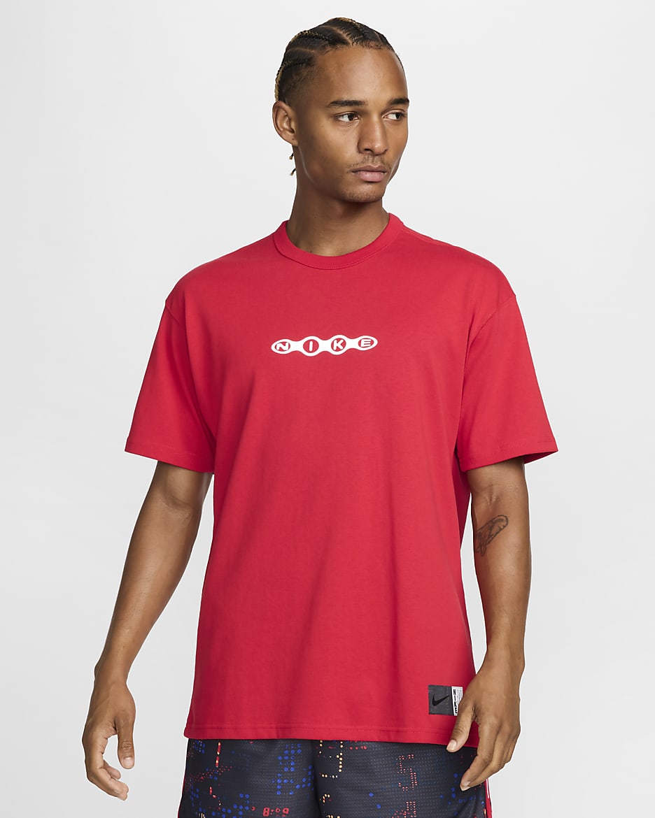 Red nike fashion air max shirt